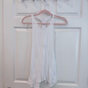 American Eagle Outfitters White Racerback Tank